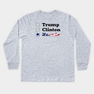 Time to vote! Kids Long Sleeve T-Shirt